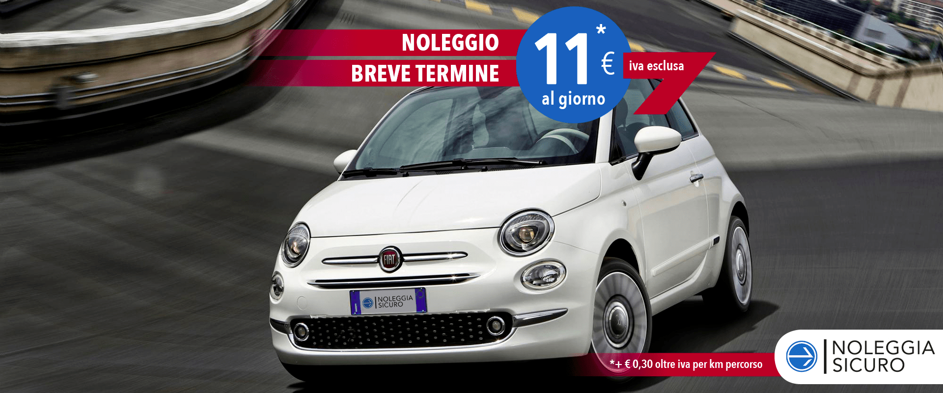 Noleggio auto e pulmini a breve termine: canone fisso, nessuna